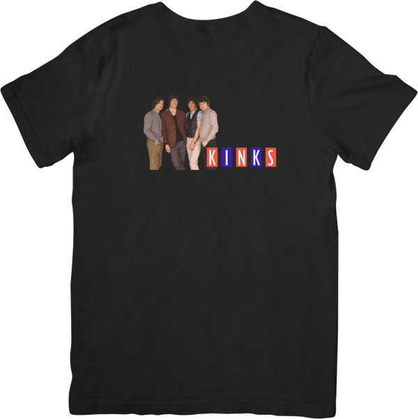 The Kinks 4 Music Unisex Fit for Men & Women Quality Cotton T-Shirt Black