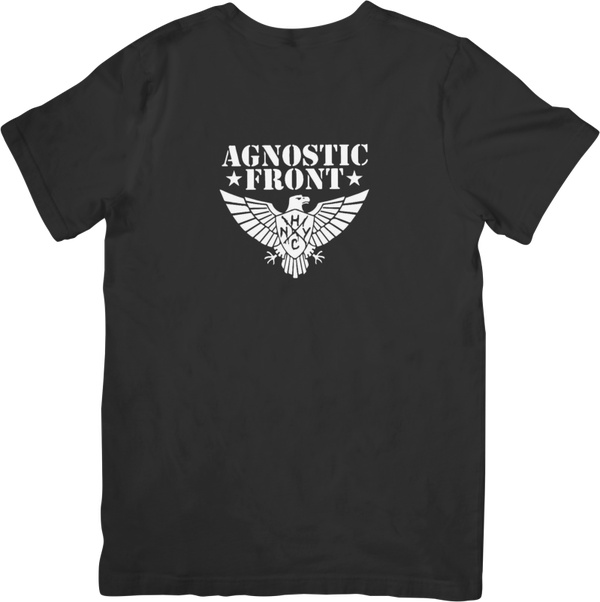 Agnostic Front 4 Music Unisex Fit for Men & Women Quality Cotton T-Shirt Black