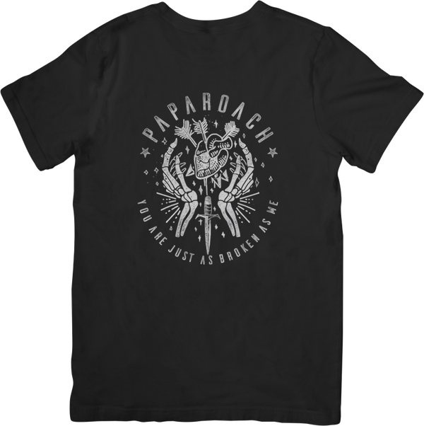 Papa Roach 4 Music Unisex Fit for Men & Women Quality Cotton T-Shirt Black