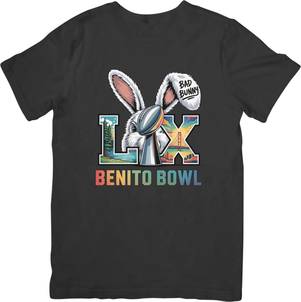 Bad Bunny 4 Music Unisex Fit for Men & Women Quality Cotton T-Shirt Black