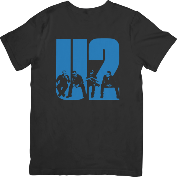 U2 4  Music Unisex Fit for Men & Women Quality Cotton T-Shirt Black