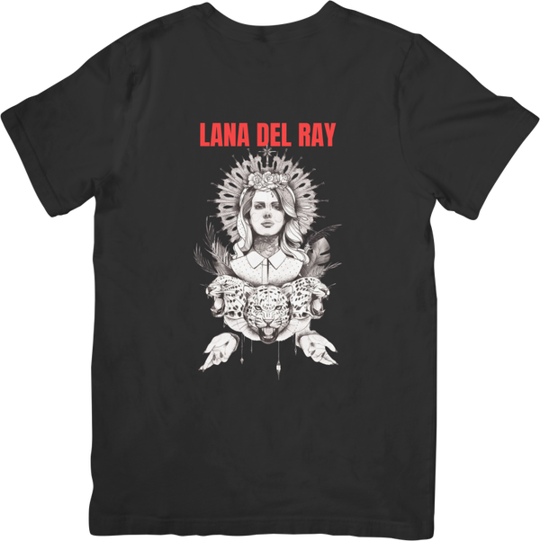 Lana Del Ray 2 Music Unisex Fit for Men & Women Quality Cotton T-Shirt Black