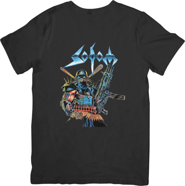 Sodom 4 Music Unisex Fit for Men & Women Quality Cotton T-Shirt Black