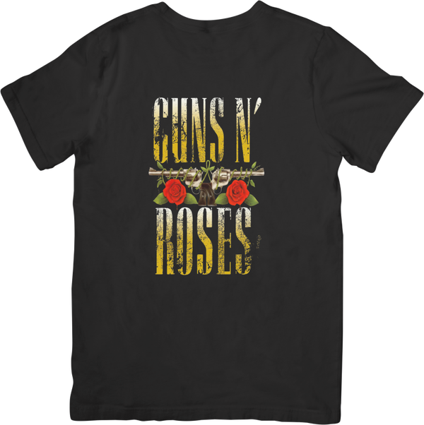 Guns n Roses 4 Music Unisex Fit for Men & Women Quality Cotton T-Shirt Black