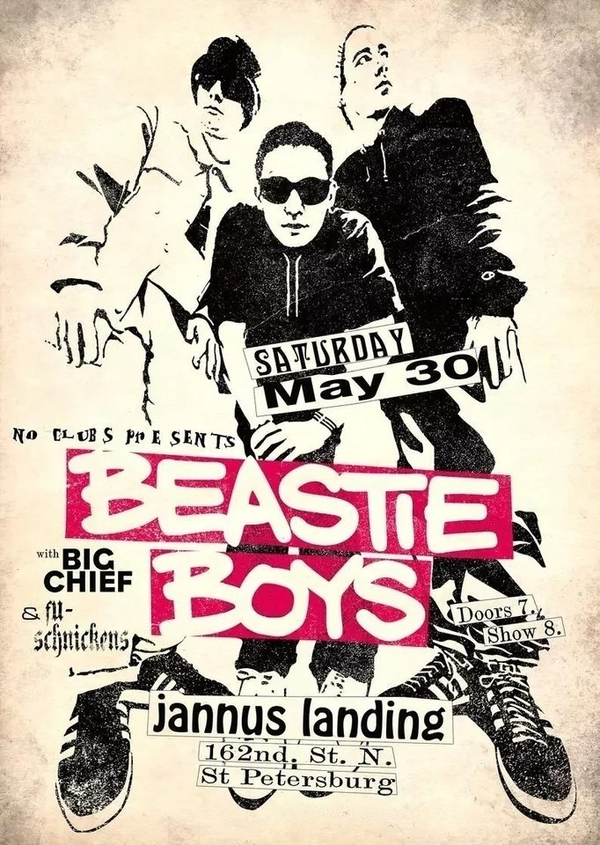 Beastie Boys 4 Music Print  Concert Wall Art Memorabilia gift A5,A4,A3