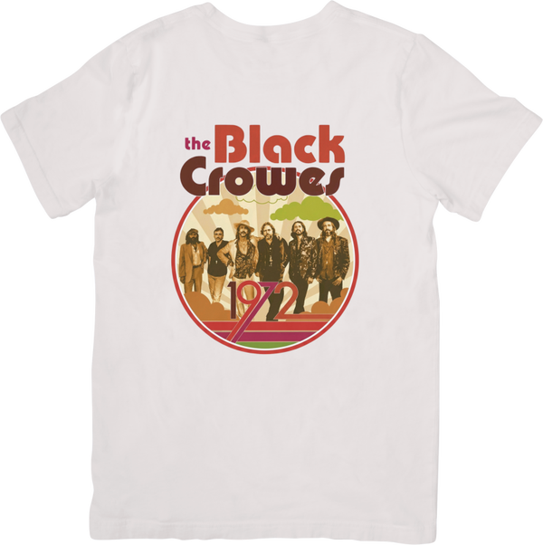 The Black Crows 4 Music Unisex Fit for Men & Women Quality Cotton T-Shirt Black