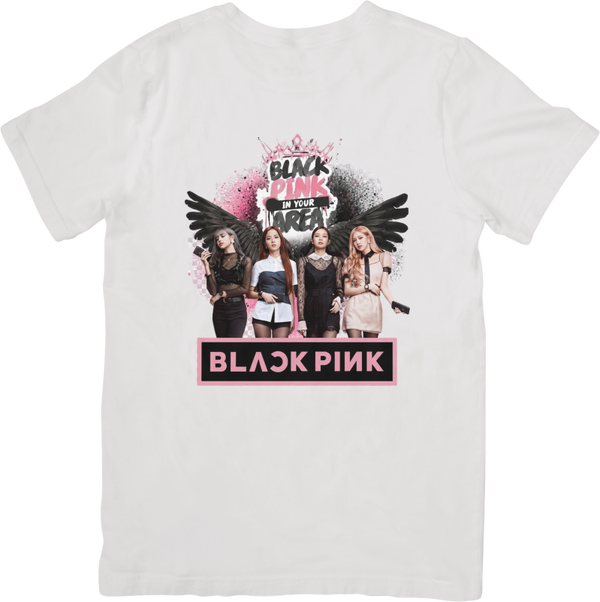 Black Pink 4 Music Unisex Fit for Men & Women Quality Cotton T-Shirt Black