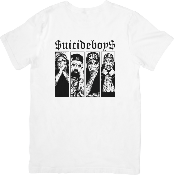 Suicideboys 4 Music Unisex Fit for Men & Women Quality Cotton T-Shirt Black