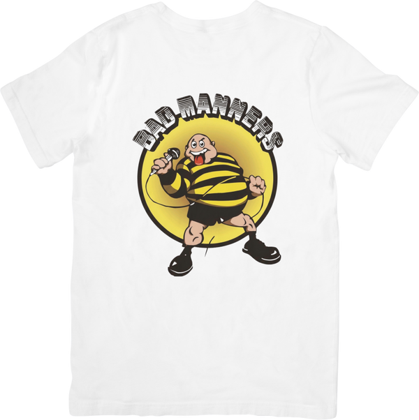 Bad Manners 4 Music Unisex Fit for Men & Women Quality Cotton T-Shirt Black
