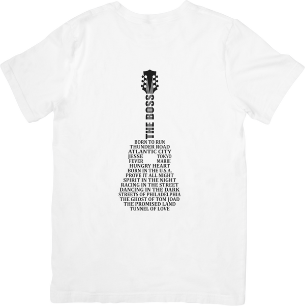 Bruce Springsteen 4 Music Unisex Fit for Men & Women Quality Cotton T-Shirt Black