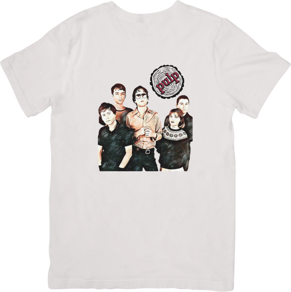 Pulp 4  Music Unisex Fit for Men & Women Quality Cotton T-Shirt Black