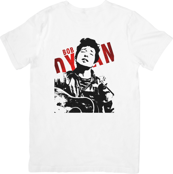 Bob Dylan 4 Music Unisex Fit for Men & Women Quality Cotton T-Shirt Black