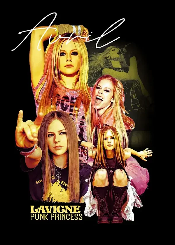 Avril Lavigne 2 Music Print  Concert Wall Art Memorabilia gift A5,A4,A3