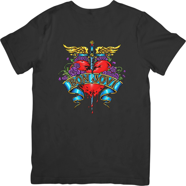 Bon Jovi #454 Music Unisex Fit for Men & Women Quality Cotton T-Shirt
