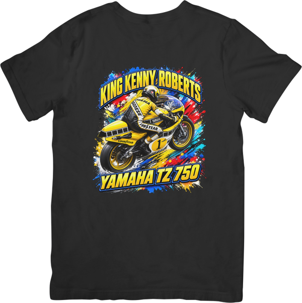 Kenny Roberts  #455 Moto gp Unisex Fit for Men & Women Quality Cotton T-Shirt