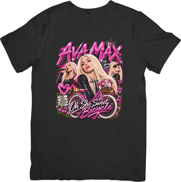 Ava Max #457 Music Unisex Fit for Men & Women Quality Cotton T-Shirt