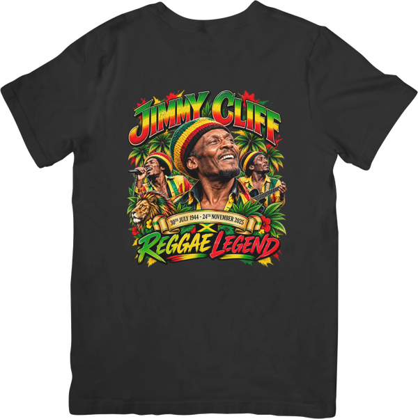 Jimmy Cliff Reggae Legend #459 Music Unisex Fit for Men & Women Quality Cotton T-Shirt