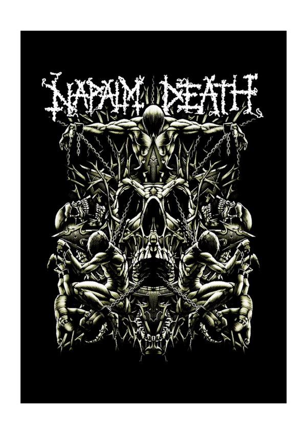 Napalm Death 2 Music Print  Concert Wall Art Memorabilia gift A5,A4,A3