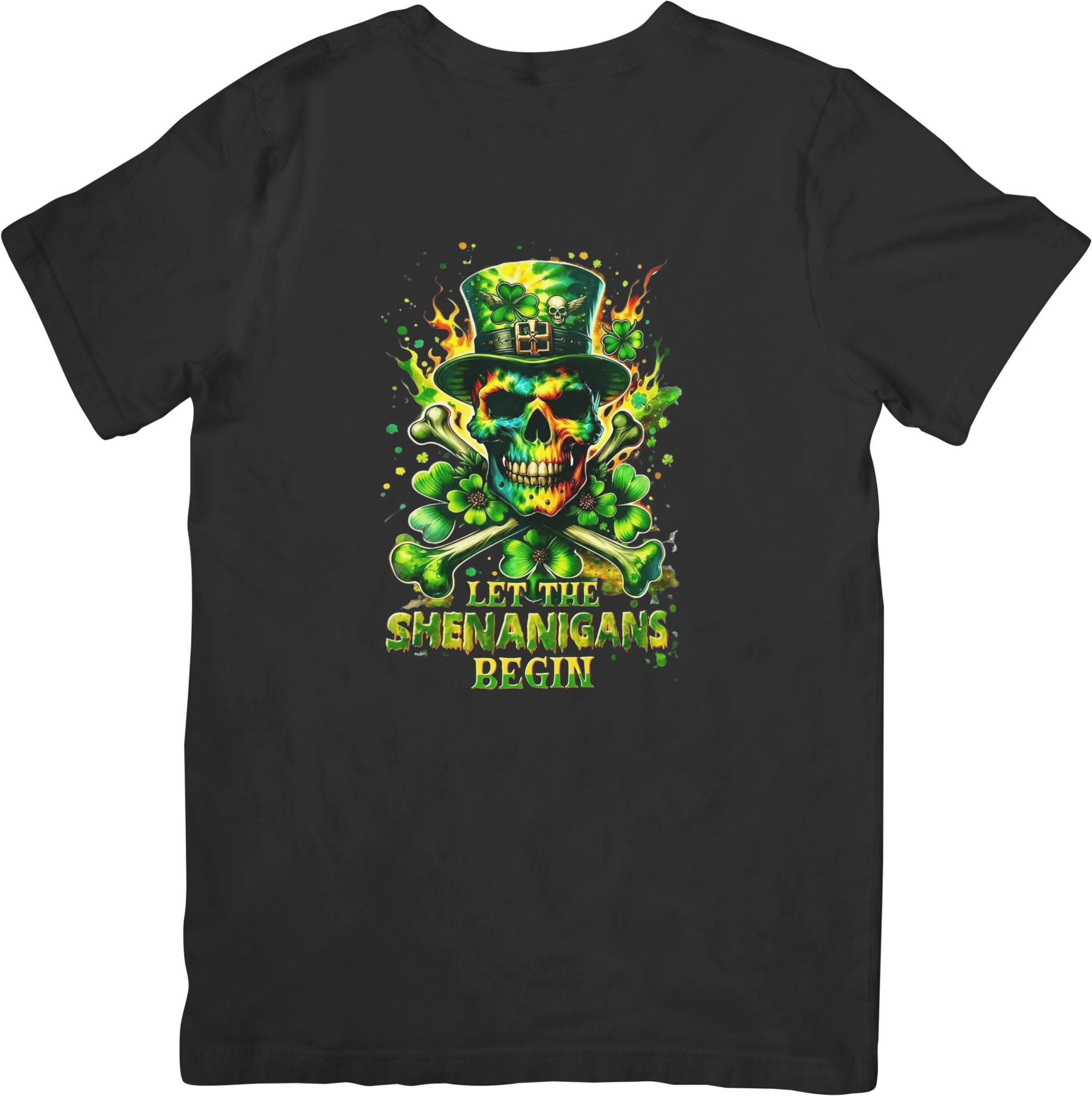 Skulls 5 Music Unisex Fit for Men & Women Quality Cotton T-Shirt Black