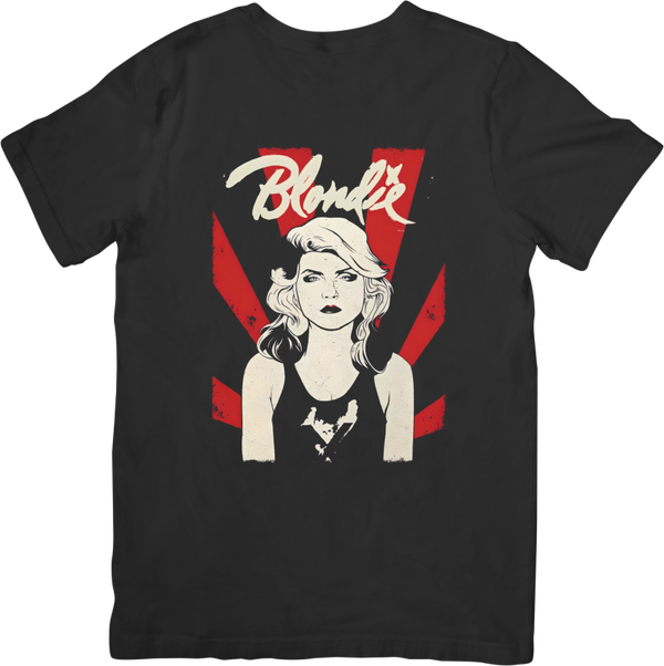 Blondie 5 Music Unisex Fit for Men & Women Quality Cotton T-Shirt Black