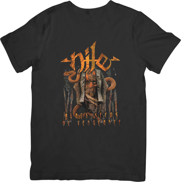 Nile 5 Music Unisex Fit for Men & Women Quality Cotton T-Shirt Black