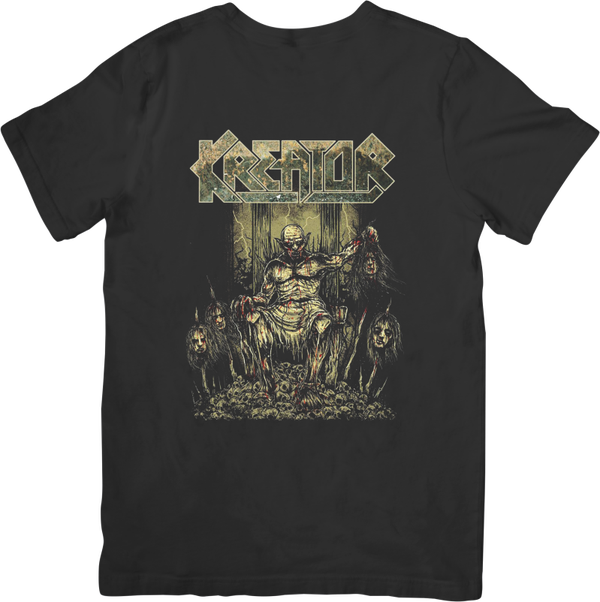 Kreator 5 Music Unisex Fit for Men & Women Quality Cotton T-Shirt Black