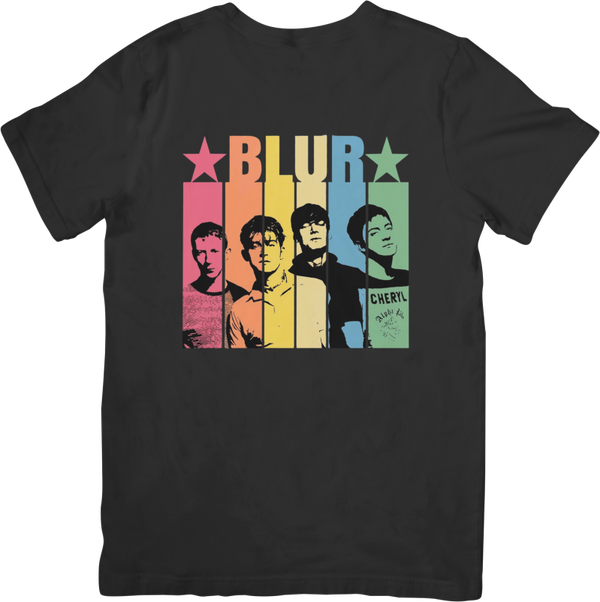 Blur 5 Music Unisex Fit for Men & Women Quality Cotton T-Shirt Black
