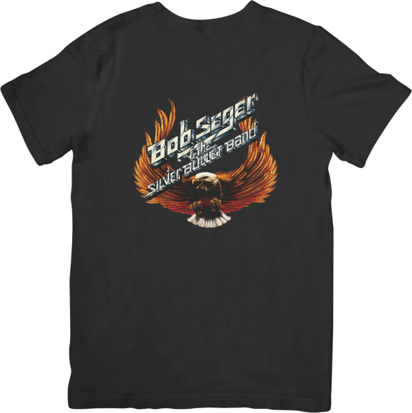 Bob Seger 5 Music Unisex Fit for Men & Women Quality Cotton T-Shirt Black