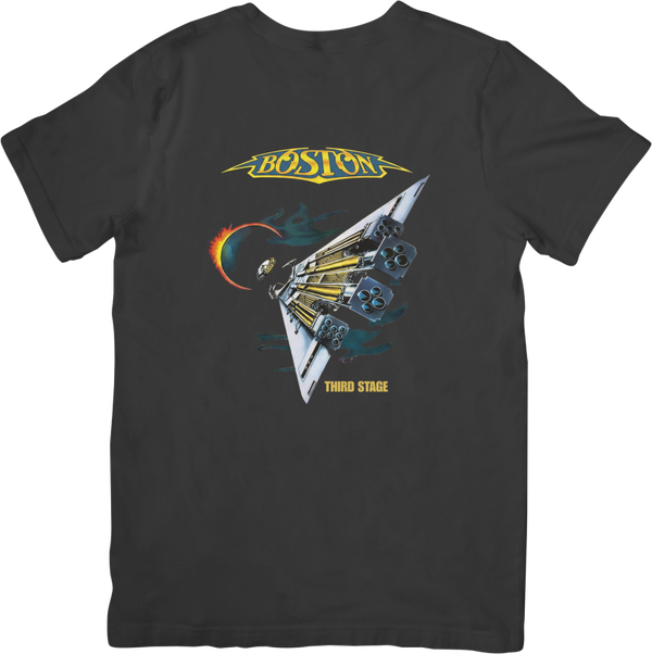 Boston 5 Music Unisex Fit for Men & Women Quality Cotton T-Shirt Black