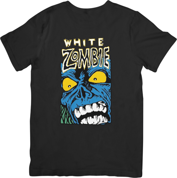 White Zombie 5 Music Unisex Fit for Men & Women Quality Cotton T-Shirt Black