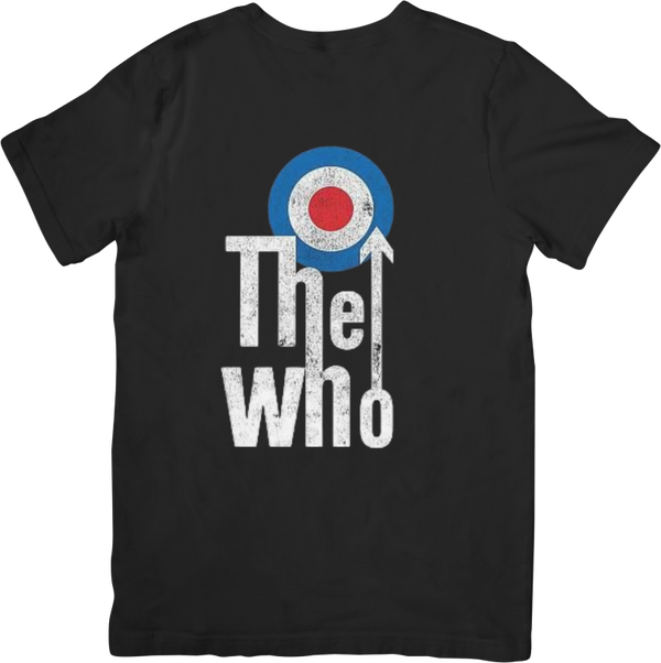 The Who 5 Music Unisex Fit for Men & Women Quality Cotton T-Shirt Black