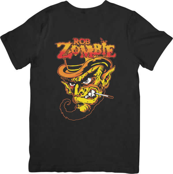 Rob Zombie 5 Music Unisex Fit for Men & Women Quality Cotton T-Shirt Black