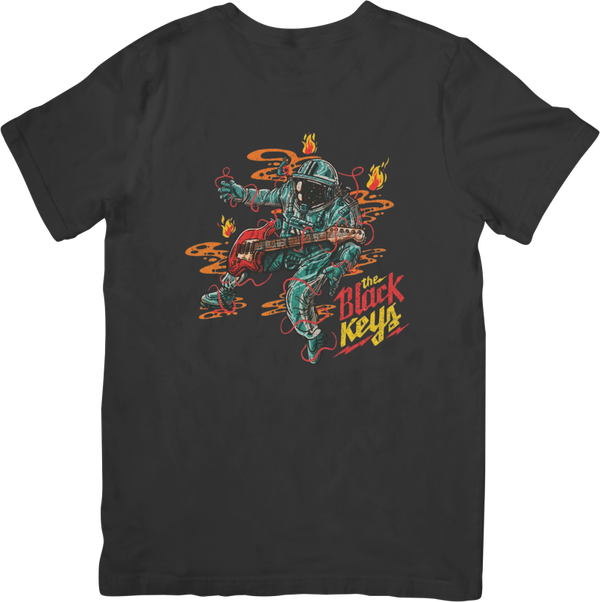 The Black Keys 5 Music Unisex Fit for Men & Women Quality Cotton T-Shirt Black