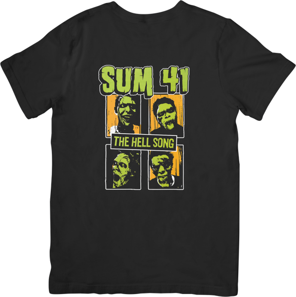 Sum 41 5 Music Unisex Fit for Men & Women Quality Cotton T-Shirt Black