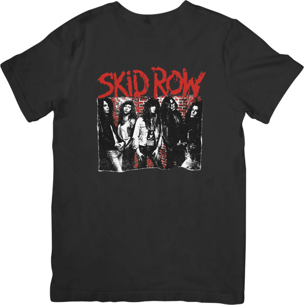 Skid Row 5 Music Unisex Fit for Men & Women Quality Cotton T-Shirt Black