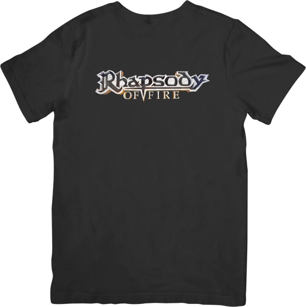 Rhapsody of fire 5 Music Unisex Fit for Men & Women Quality Cotton T-Shirt Black