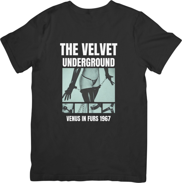 The Velvet Underground 5 Music Unisex Fit for Men & Women Quality Cotton T-Shirt Black