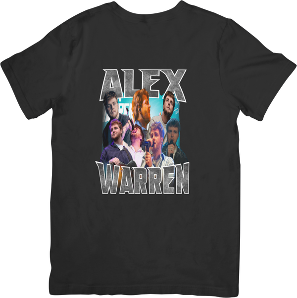 Alex Warren 5 Music Unisex Fit for Men & Women Quality Cotton T-Shirt Black