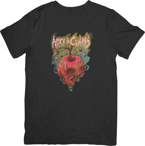 Alice in Chains 5 Music Unisex Fit for Men & Women Quality Cotton T-Shirt Black