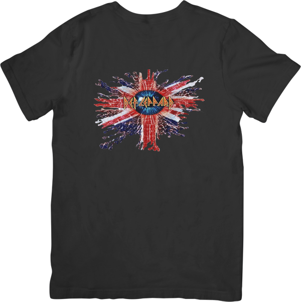 Def Leppard 5 Music Unisex Fit for Men & Women Quality Cotton T-Shirt Black