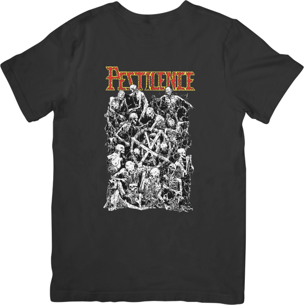 Pestilence 5 Music Unisex Fit for Men & Women Quality Cotton T-Shirt Black