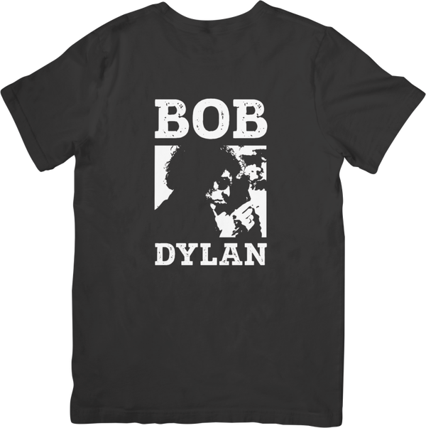 Bob Dylan 5 Music Unisex Fit for Men & Women Quality Cotton T-Shirt Black