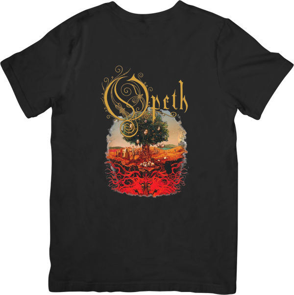 Opeth 5 Music Unisex Fit for Men & Women Quality Cotton T-Shirt Black