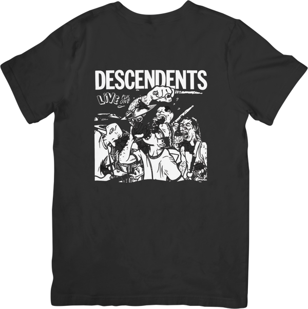 Descendents 5 Music Unisex Fit for Men & Women Quality Cotton T-Shirt Black