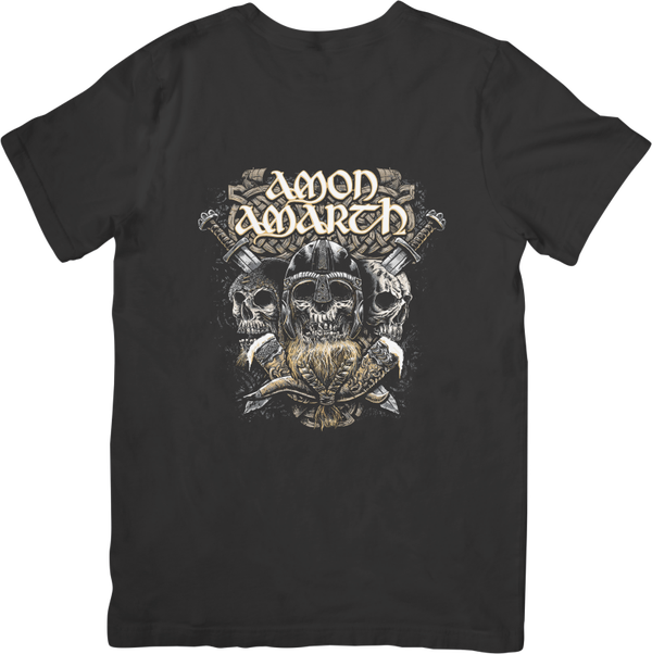 Amon Amarth 5 Music Unisex Fit for Men & Women Quality Cotton T-Shirt Black