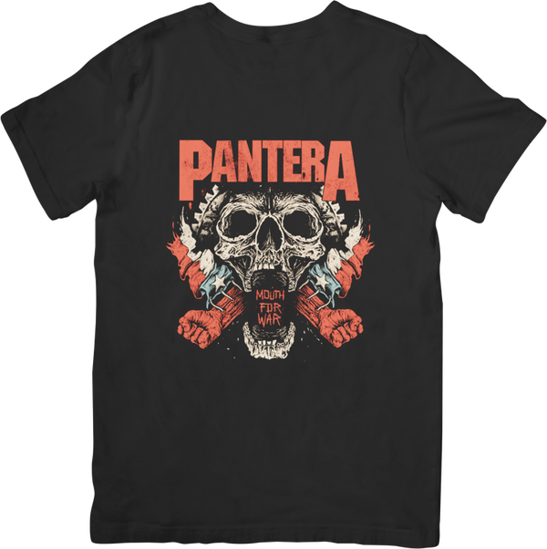 Pantera 5 Music Unisex Fit for Men & Women Quality Cotton T-Shirt Black