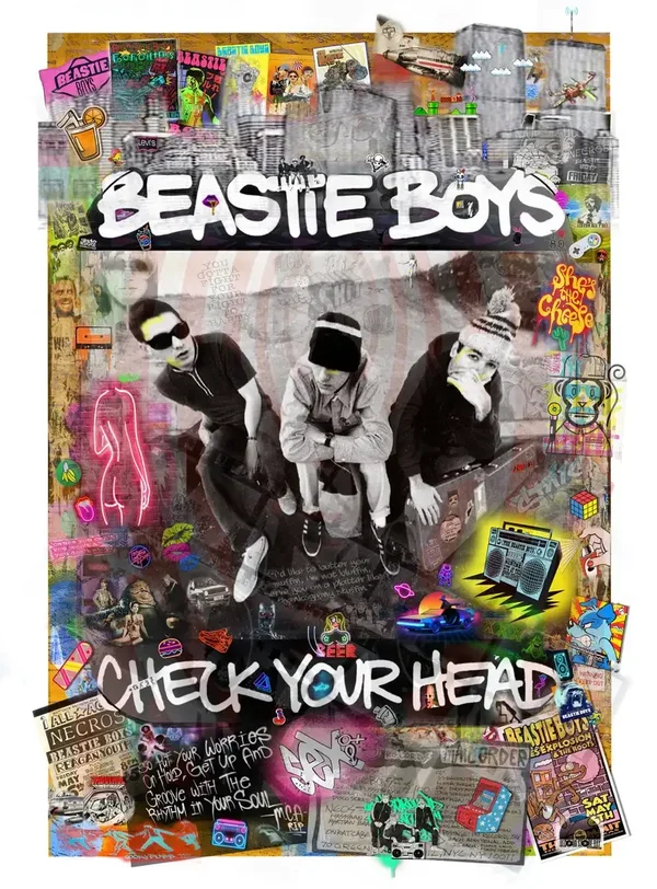 Beastie Boys 5 Music Print  Concert Wall Art Memorabilia gift A5,A4,A3