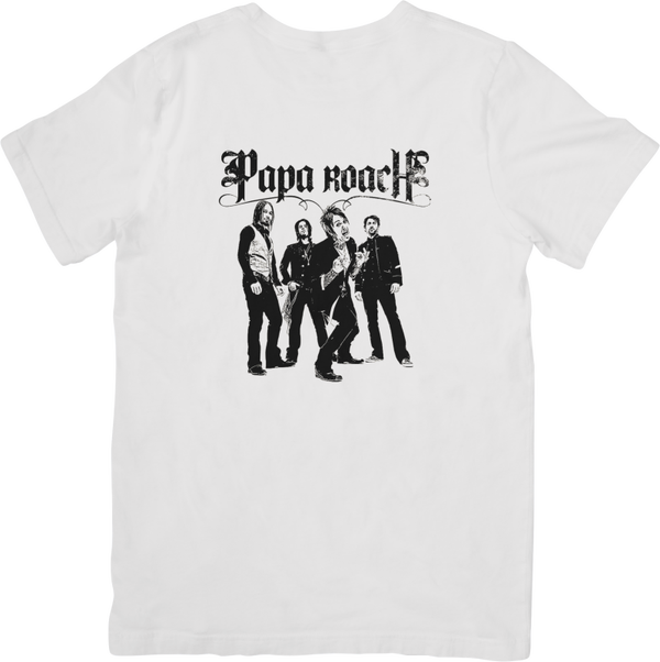 Papa Roach 5 Music Unisex Fit for Men & Women Quality Cotton T-Shirt Black