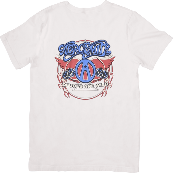 Aerosmith 5 Music Unisex Fit for Men & Women Quality Cotton T-Shirt Black