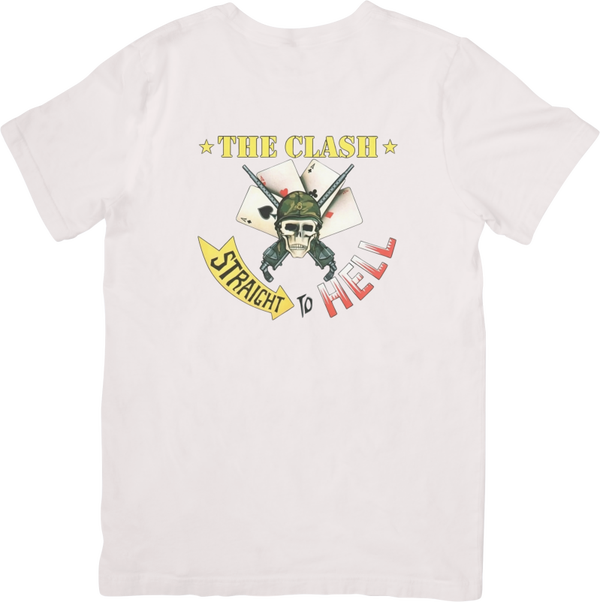 The Clash 5 Music Unisex Fit for Men & Women Quality Cotton T-Shirt Black